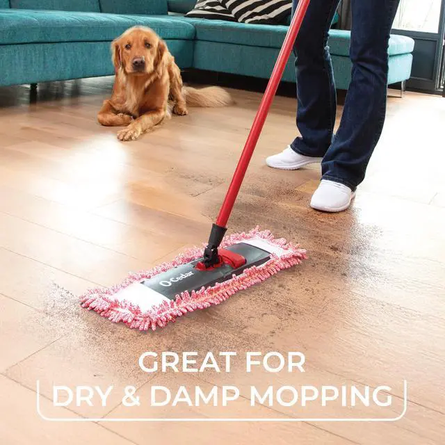 Alt view image 2 of 7 - Pet Pro Microfiber Hair & Dust Mop | 3X Pet Hair Removal* | Electrostatic Dry Dust Mop for Dog & Cat Homes | Hardwood, Tile & Hard Floor Cleaning