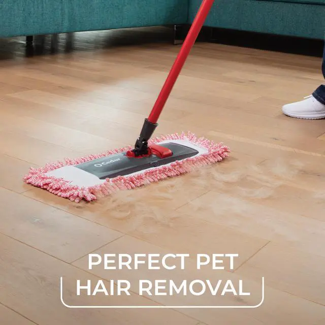 Alt view image 5 of 7 - Pet Pro Microfiber Hair & Dust Mop | 3X Pet Hair Removal* | Electrostatic Dry Dust Mop for Dog & Cat Homes | Hardwood, Tile & Hard Floor Cleaning