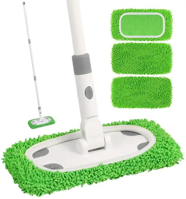 Main image of Sweeper Mop System with 3 Reusable Microfiber Mop Pads