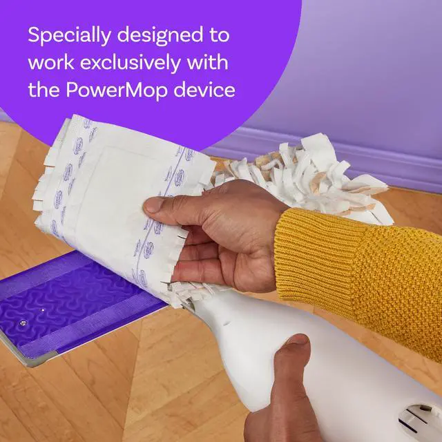 Alt view image 6 of 7 - PowerMop Wood Mopping Pad Refills for Floor Cleaning, 11 Count