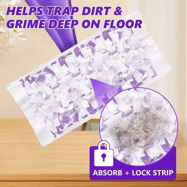 Alt view image 4 of 7 - Disposable Mop Pads Refills for Swiffer WetJet Spray Mop - Wet Jet Refill Pads for All Purpose Multi Surface Hardwood Floor Cleaning - Thickened and Super Absorbent - 30 Count