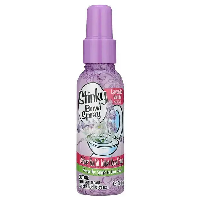 Alt view image 7 of 7 - Set of 2 Stinky Bowl Spray 1.85oz - Before You Go Toilet Bathroom Deodorizer - Features Fresh Citrus Scent and Lavender Scent!