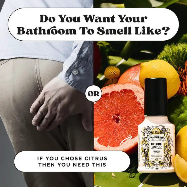 Alt view image 5 of 6 - Before-You-Go Toilet Spray, Original Citrus, 2 Fl Oz, Up to 100 Uses, Bathroom Odor Deodorizer with Essential Oils for Home or Work, Travel Essentials, TSA Approved Size, Lemon Bergamot