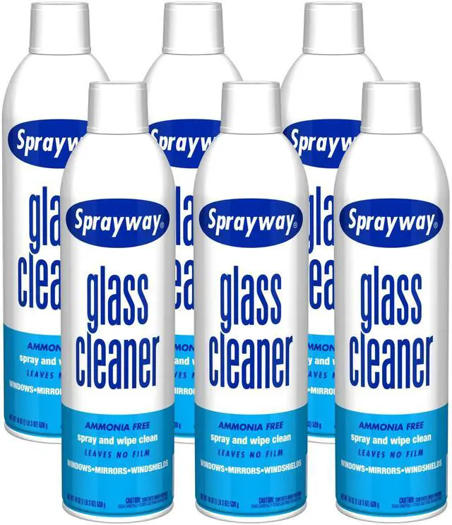 Main image of Glass Cleaner with Foaming Spray for a Streak-Free Shine for Home and Automotive Use, 19 oz., Pack of 6