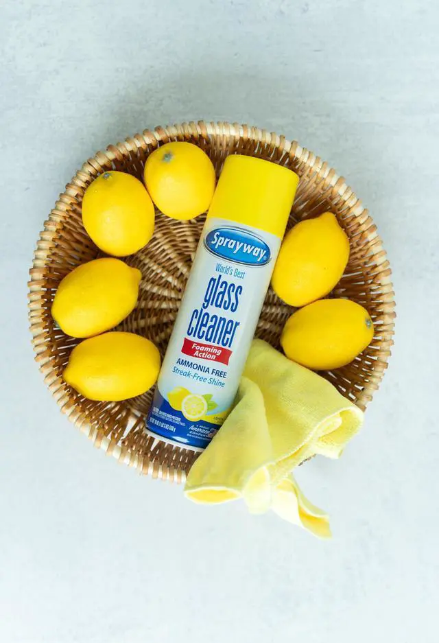 Alt view image 4 of 5 - Glass Cleaner Lemon Scent Foaming Aerosol Spray, 19oz, Pack of 6 | Ammonia-Free, Streakless, Fast-Acting | Cleans & Polishes Glass Surfaces | Removes Fingerprints, Dust, Dirt, Smoke Film