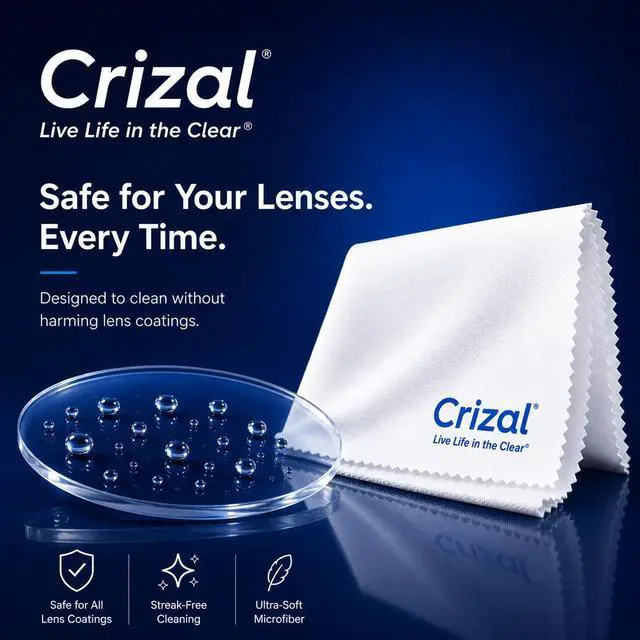 Alt view image 4 of 7 - Eyeglass Cleaner Spray 4 Pack | Premium Lens Cleaner | Designed by Crizal® | Safe for All Advanced AR & Anti-Reflective Lens Coatings