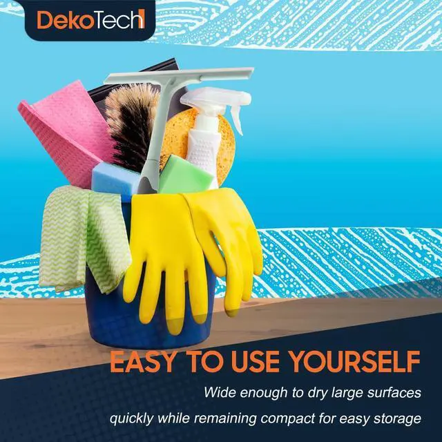 Alt view image 6 of 6 - Soft TPR Series Window Squeegee Multi-Purpose Glass Cleaner, Soft Silicone Blade, Non-Slip Handle for Windows, Mirrors, Car Glass, and Bathroom Surfaces