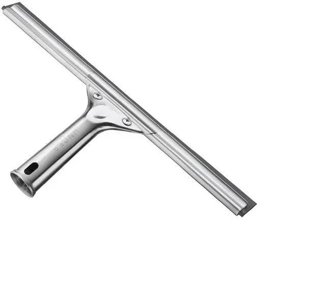 Main image of Professional Stainless Steel Heavy-Duty Squeegee, 12", Silver