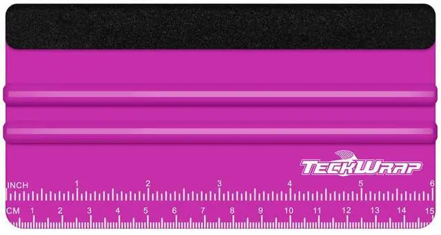Main image of Professional Squeegee Tool for Vinyl Decals, Inkjet Vinyl Sticker Paper,and Wallpaper - 6"x2.9", Scratch-Free Application (Pitaya)