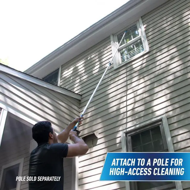Alt view image 4 of 7 - Professional 16 Stainless Steel Window & Glass Cleaning Squeegee - Cleaning Supplies, Heavy Duty Squeegee for Window Cleaning, Streak Free Results