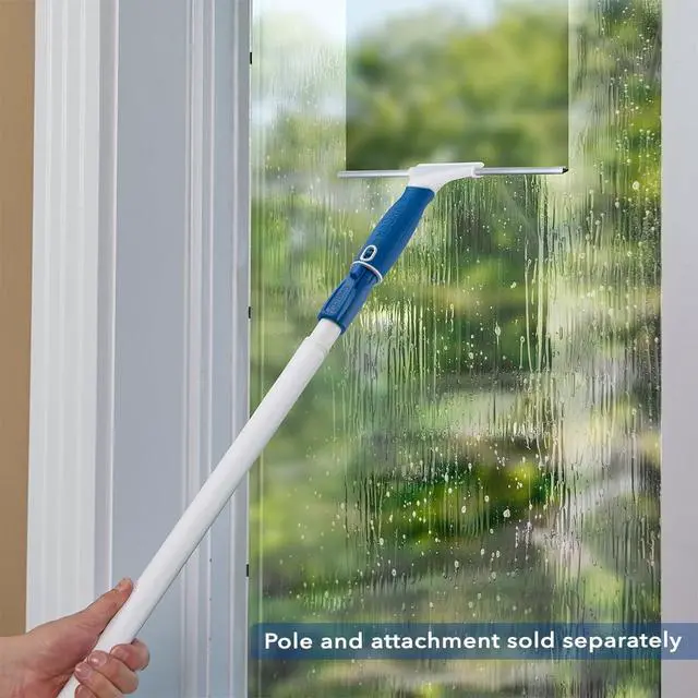 Alt view image 2 of 6 - 12 Glass & Surface Squeegee Multipurpose Rubber Blade Squeegee for Shower Glass, Window Cleaning, Professional Grade Cleaning Tool for the Home