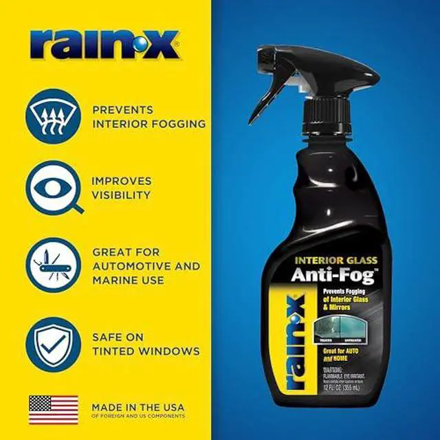 Alt view image 2 of 5 - 630046 Interior Glass Anti-Fog, 12 oz. - Prevents Fogging of Interior Glass and Mirrors, Usable on Both Automobiles and Marine Vehicles