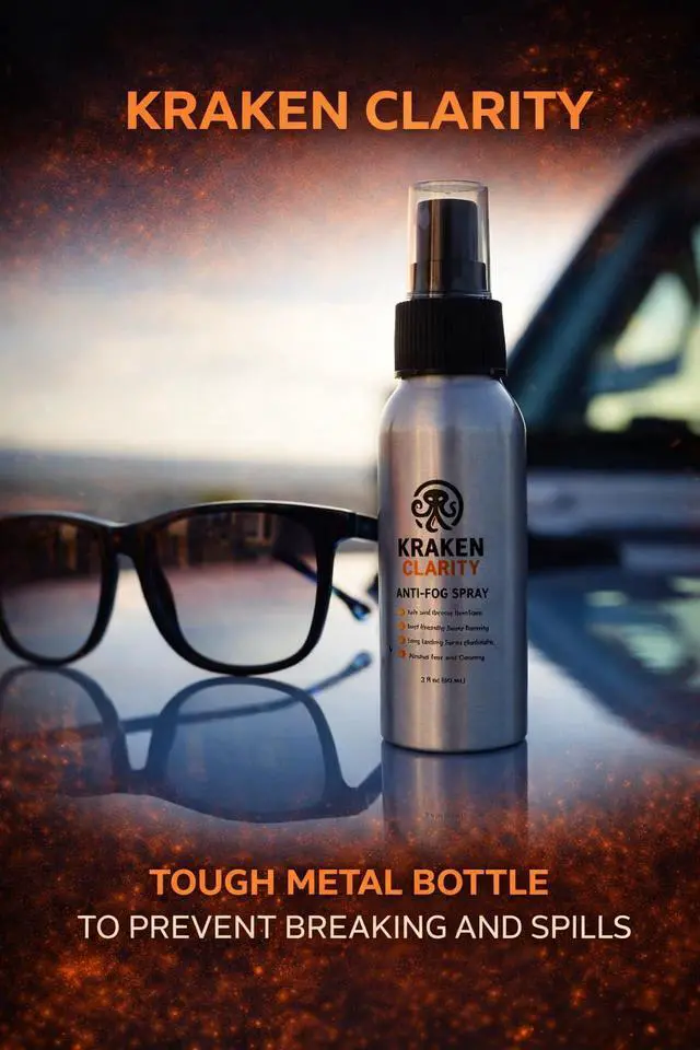 Alt view image 2 of 6 - Anti-Fog Eyeglass Lens Cleaner Spray Streak-Free, Safe for Coated Lenses, Glasses, Sunglasses, Goggles & Camera Lenses