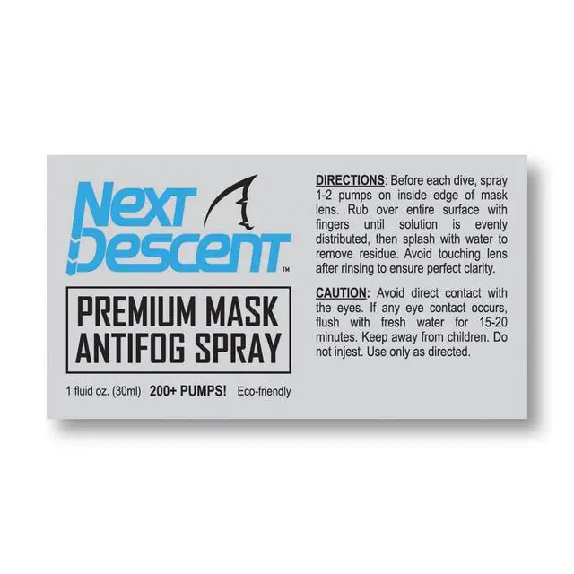 Alt view image 2 of 7 - Anti Fog Spray for Swimming Goggles & Diving Mask Defog Solution for Pool, Snorkeling, Scuba and Freediving