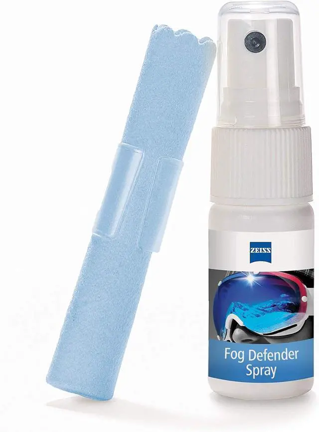 Alt view image 2 of 7 - Fog Defender System Anti-Fog Kit for Glasses 2 Pack 2 Spray Bottles and 2 Microfiber Cloths