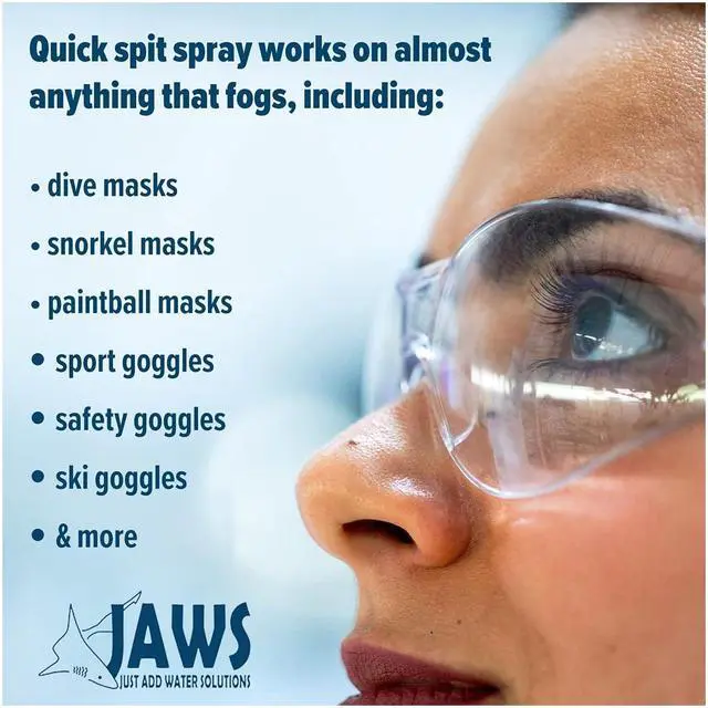 Alt view image 3 of 7 - Premium Anti-Fog Spray for Eye Glasses, Mirrors, Plastic Windows, Swim Goggles , Diving Masks- Quick and Long-Lasting Glass Anti Fog Quick Spit Spray, 1 oz. (pack of 1)