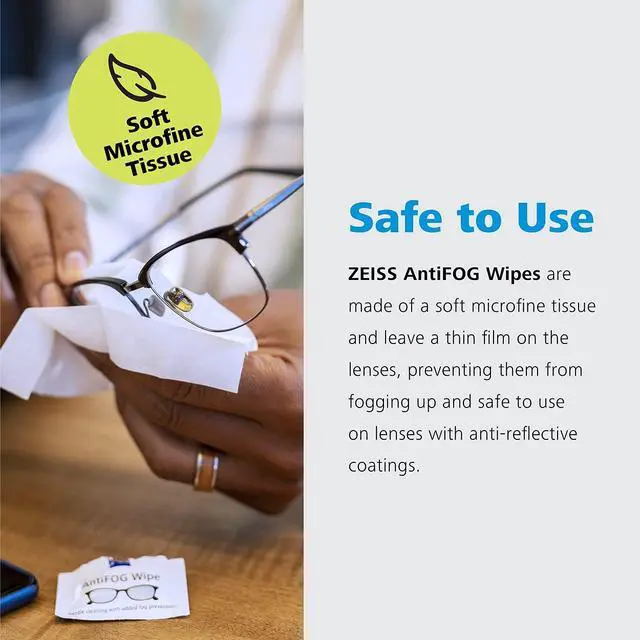 Alt view image 7 of 7 - AntiFOG wipes, 120 count