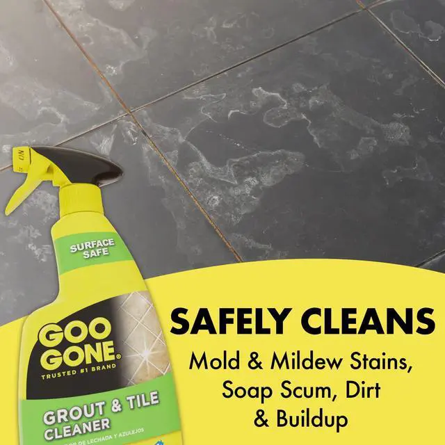 Alt view image 3 of 7 - Grout & Tile Cleaner - 28 Ounce - Removes Tough Stains Dirt Caused By Mold Mildew Soap Scum and Hard Water Staining - Safe on Tile Ceramic Porcelain