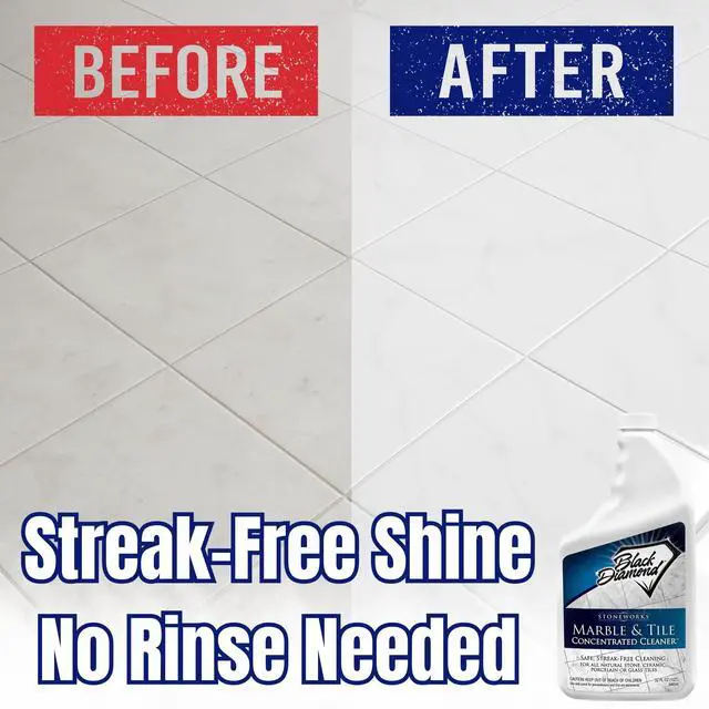Alt view image 4 of 7 - Marble & Tile Floor Cleaner Concentrate, pH Neutral, Streak-Free & No-Rinse Formula for Granite, Travertine, Limestone, Slate, Ceramic & Porcelain Floors (1 Quart)