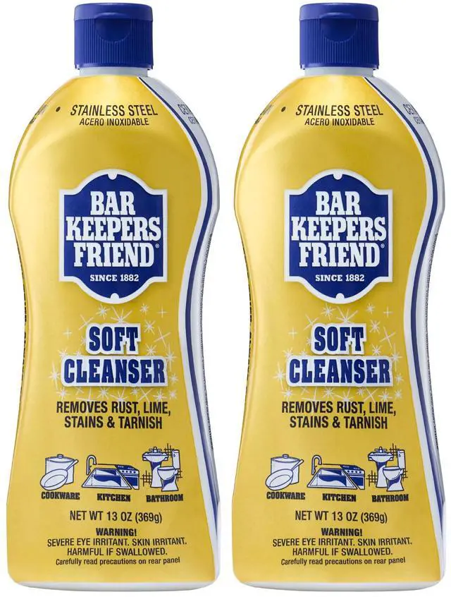 Main image of Soft Cleanser Liquid, 13 oz x 2, Multipurpose Surface Cleaner, Soap Scum & Grease from Stainless Steel & More