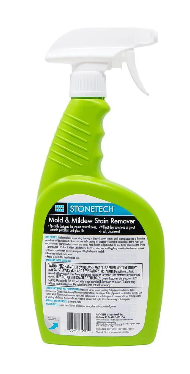 Alt view image 2 of 5 - Mold & Mildew Stain Remover, 24OZ (709ML) Spray Bottle