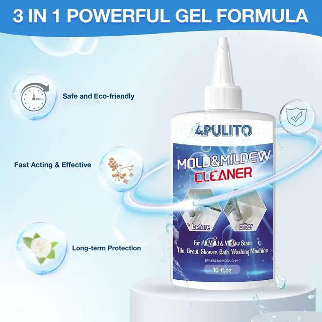 Alt view image 2 of 5 - Household Cleaner Gel Cleaning Gel for Shower Bathroom Tile Sink Kitchen 10 Fl Oz (Pack of 1)