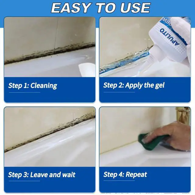 Alt view image 5 of 5 - Household Cleaner Gel Cleaning Gel for Shower Bathroom Tile Sink Kitchen 10 Fl Oz (Pack of 1)