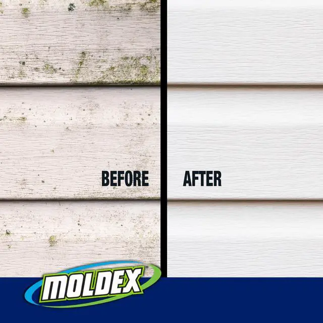 Alt view image 2 of 5 - Mold & Mildew Surface Stain Cleaner with Bleach, 32 oz Fast Acting Spray for Tile, Grout, Siding and Outdoor Surfaces