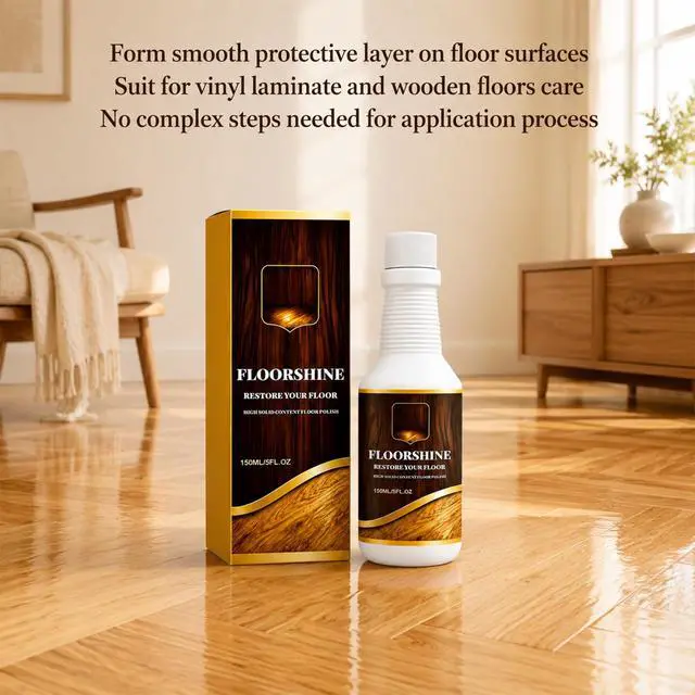 Alt view image 5 of 7 - 2026 New Professional Wood Floor Restorer, Wood Surface Care Liquid for Hardwood Laminate Floors & Wooden Furniture, Daily Surface Maintenance Agent, 150ml Per Bottle, 2 Pack