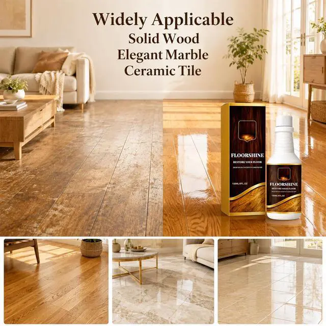 Alt view image 7 of 7 - 2026 New Professional Wood Floor Restorer, Wood Surface Care Liquid for Hardwood Laminate Floors & Wooden Furniture, Daily Surface Maintenance Agent, 150ml Per Bottle, 2 Pack