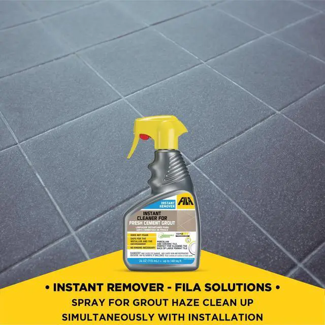 Alt view image 2 of 5 - INSTANT REMOVER, Spray for Grout Haze Clean Up Simultaneously with Installation, Tile and Grout Cleaner, Fast and Effective on Cement Grout, Ready to Use, 24oz