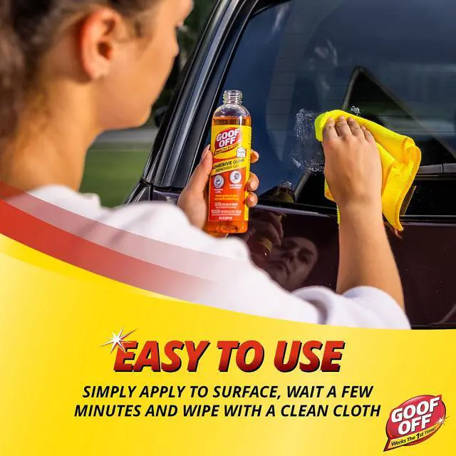 Alt view image 7 of 7 - Adhesive Gunk Remover, 8 fl. oz., Removes Stickers, Glue, Labels, Tape Residue and Adhesive, Ideal for Hard Surfaces Like Metal, Glass and Non-Acrylic Plastic