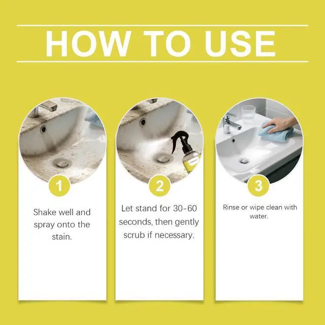 Alt view image 3 of 6 - 2Pcs Powerful Oxalic Acid Cleaner, Multipurpose Home Cleaning Spray for tiles, toilets, sinks, bathtubs and other hard surfaces, 120ml/4 fl.oz