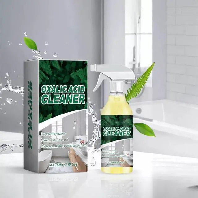 Alt view image 2 of 5 - 2PCS Upgraded Oxalic Acid Cleaner Spray, Powerful Stain Removal Spray, Multipurpose Stain Remover Spray, 100ml/3.38fl.oz