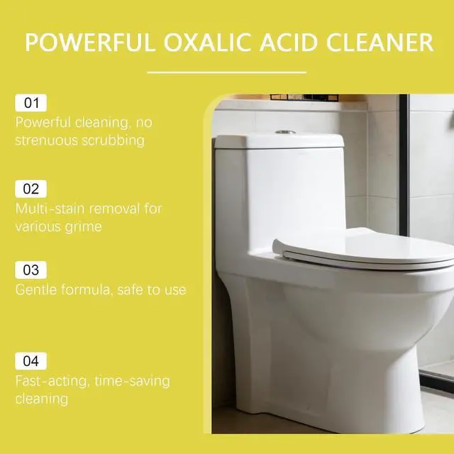 Alt view image 3 of 6 - 2pcs Powerful Oxalic Acid Cleaner, Multipurpose Home Cleaner, Quick-Acting Formula for Kitchen, Floor, Toilet, 120ML/4FL.OZ