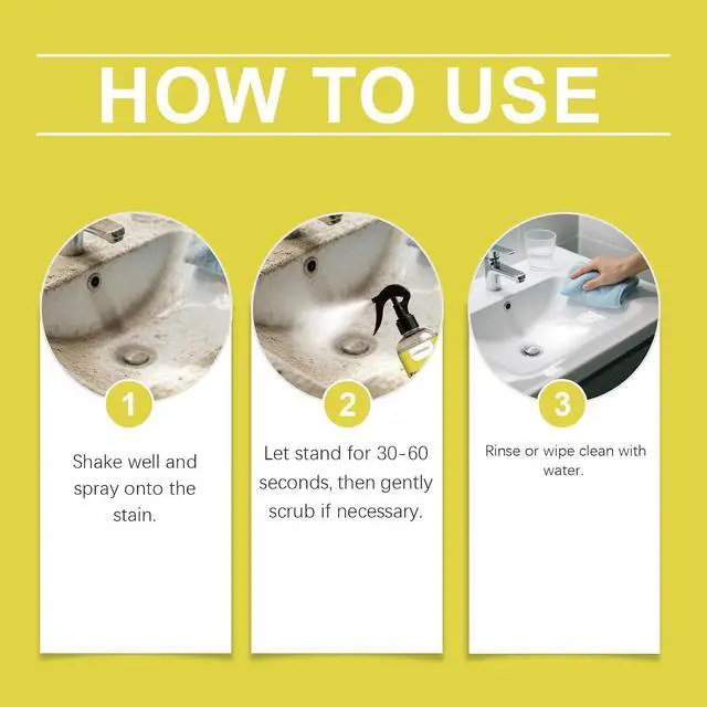 Alt view image 4 of 6 - 2pcs Powerful Oxalic Acid Cleaner, Multipurpose Home Cleaner, Quick-Acting Formula for Kitchen, Floor, Toilet, 120ML/4FL.OZ