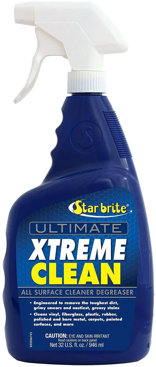 Main image of Ultimate Xtreme Clean - High-Performance All-Surface Cleaner Degreaser, Ideal for Aluminum, Fiberglass, Plastic, Chrome, Stainless, Leather, and Rubber Surfaces - 32 OZ (083232)