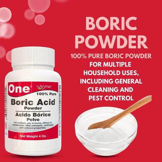 Alt view image 4 of 7 - Boric Powder, Multipurpose Household Cleaner and Freshener, Pure Granular Formula, Versatile Use, Made in The USA (4, Ounces)