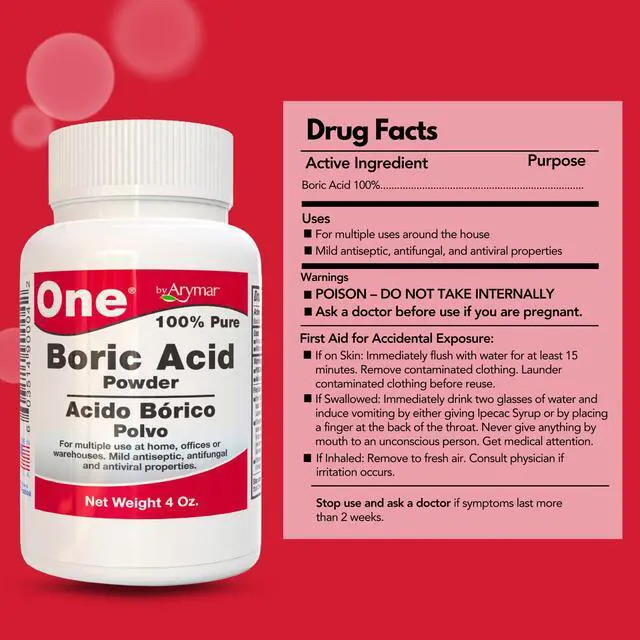 Alt view image 6 of 7 - Boric Powder, Multipurpose Household Cleaner and Freshener, Pure Granular Formula, Versatile Use, Made in The USA (4, Ounces)