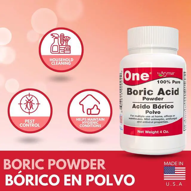 Alt view image 5 of 7 - Boric Powder, Multipurpose Household Cleaner and Freshener, Pure Granular Formula, Versatile Use, Made in The USA (4, Ounces)