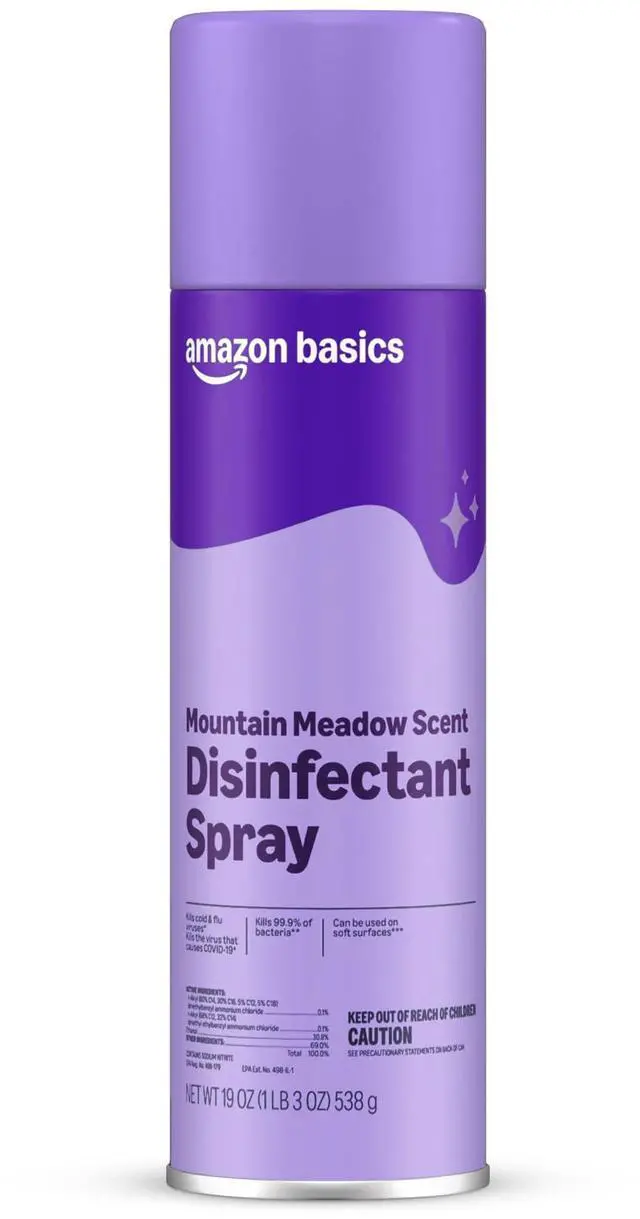 Main image of Disinfectant Spray, Mountain Meadow Scent, Kills 99.9% of Bacteria, 19 Oz, Pack of 1