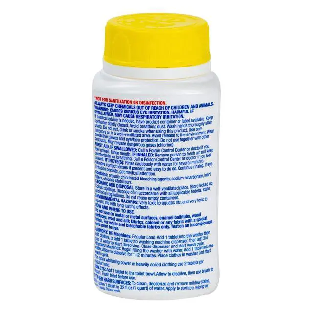 Alt view image 2 of 4 - Concentrated Bleach Tablet 32 ct Fresh Lemon (1 pack)
