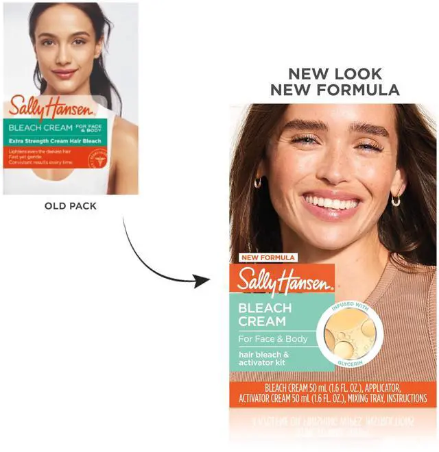 Alt view image 4 of 4 - Bleach Cream for Facial & Body Hair | Vegan Formula with Glycerin | All Skin Types | Pack of 2 (Package May Vary)