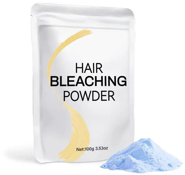 Main image of Hair Bleach Powder 100g/3.53oz, Professional Lightening Bleach for Hair, Strong & Gentle Bleach Powder for Hair, Lift Up to 8 Levels, Perfect for DIY Blonde Highlights & Lightening