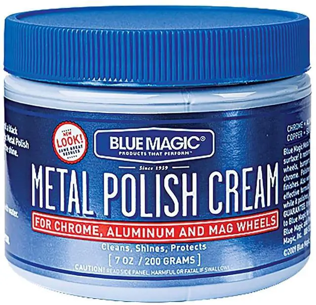 Main image of 400 Metal Polish Cream Non-abrasive Tarnish and Oxidation Remover for Chrome, Aluminium, Brass, Copper, Sterling Silver and Stainless Steel, 7 oz., Pack of 1