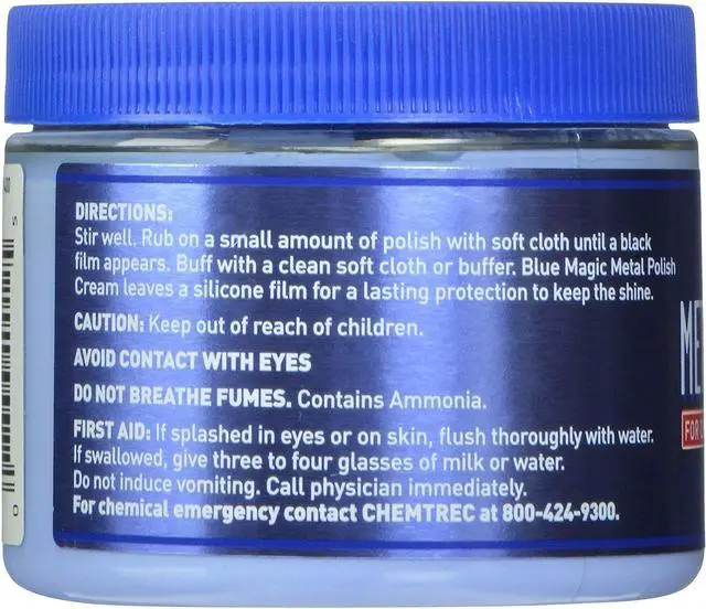 Alt view image 2 of 3 - 400 Metal Polish Cream Non-abrasive Tarnish and Oxidation Remover for Chrome, Aluminium, Brass, Copper, Sterling Silver and Stainless Steel, 7 oz., Pack of 1