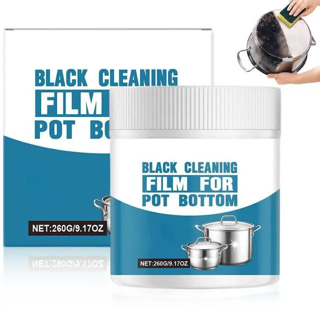 Main image of Powerful Cookware Dlag Removal Paste,Pot Bottom Black Stain Sleaner,Stainless Steel Cleaner and Polishing Agent,Pot Bottom Multi-Purpose Pot Cleaner,Heavy-Duty Oil Stain Remover(260g)