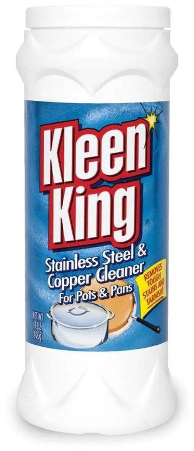 Main image of Stainless Steel Cookware Cleaner and Copper Cleaner (14 oz, 1 Pack) Helps Remove Stains and Tarnish from Pots and Pans, Multi-Purpose Metal Cleaner, Powder Form