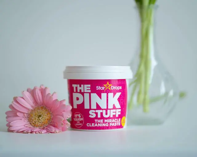 Alt view image 5 of 7 - The Pink Stuff Cleaning Paste 500g, Multi Purpose Cleaner for Kitchen, Bathroom, Tiles, Glass, Shower, Oven, Sink, Stainless Steel, Removes Grease, Grime & Stains (Pack of 2)