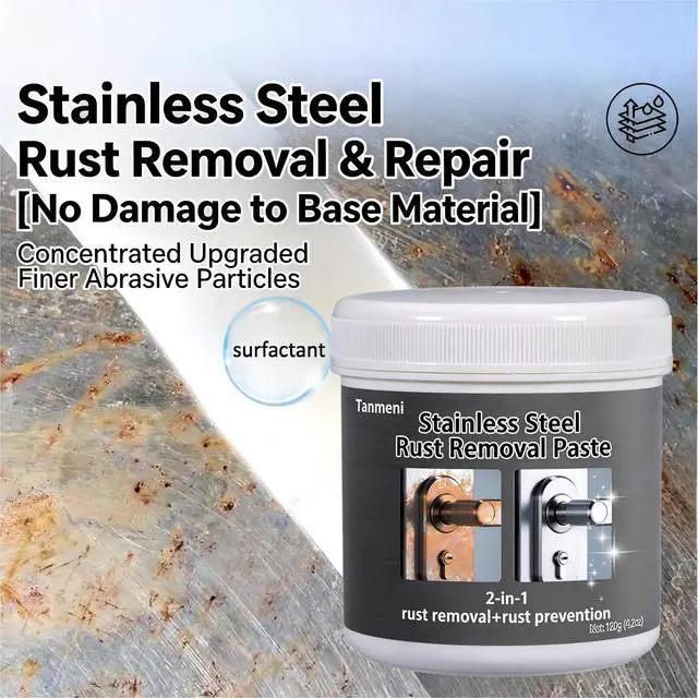 Alt view image 3 of 7 - Stainless Steel Rust Removal & Metal Polishing Paste (75, Grams)